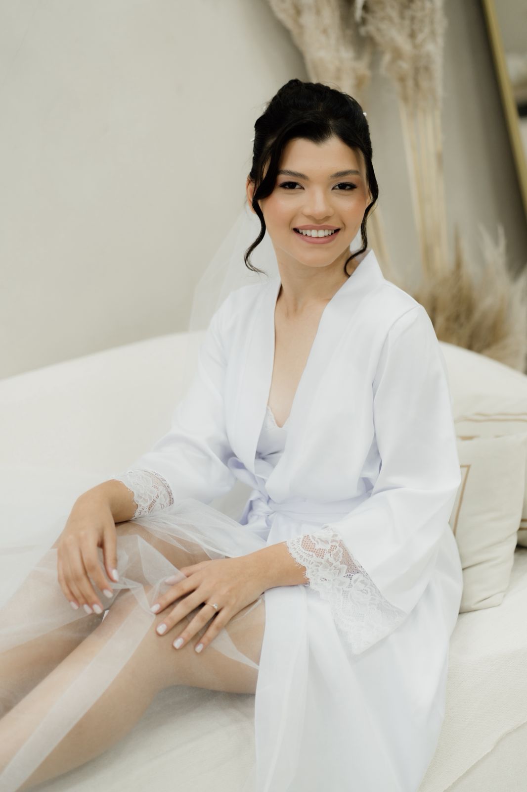 Robe Beatriz Curto, Renda Chantilly Noiva Classica