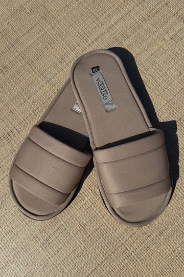 Pantufa Chinelinho Merida Mocha Mousse Madrinha Prática de Lavar