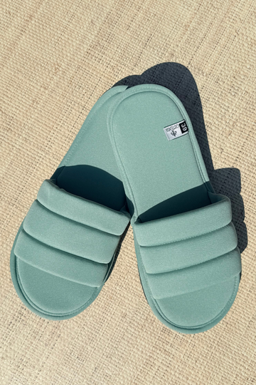 Pantufa Chinelinho Merida Verde Menta Madrinha Prática de Lavar