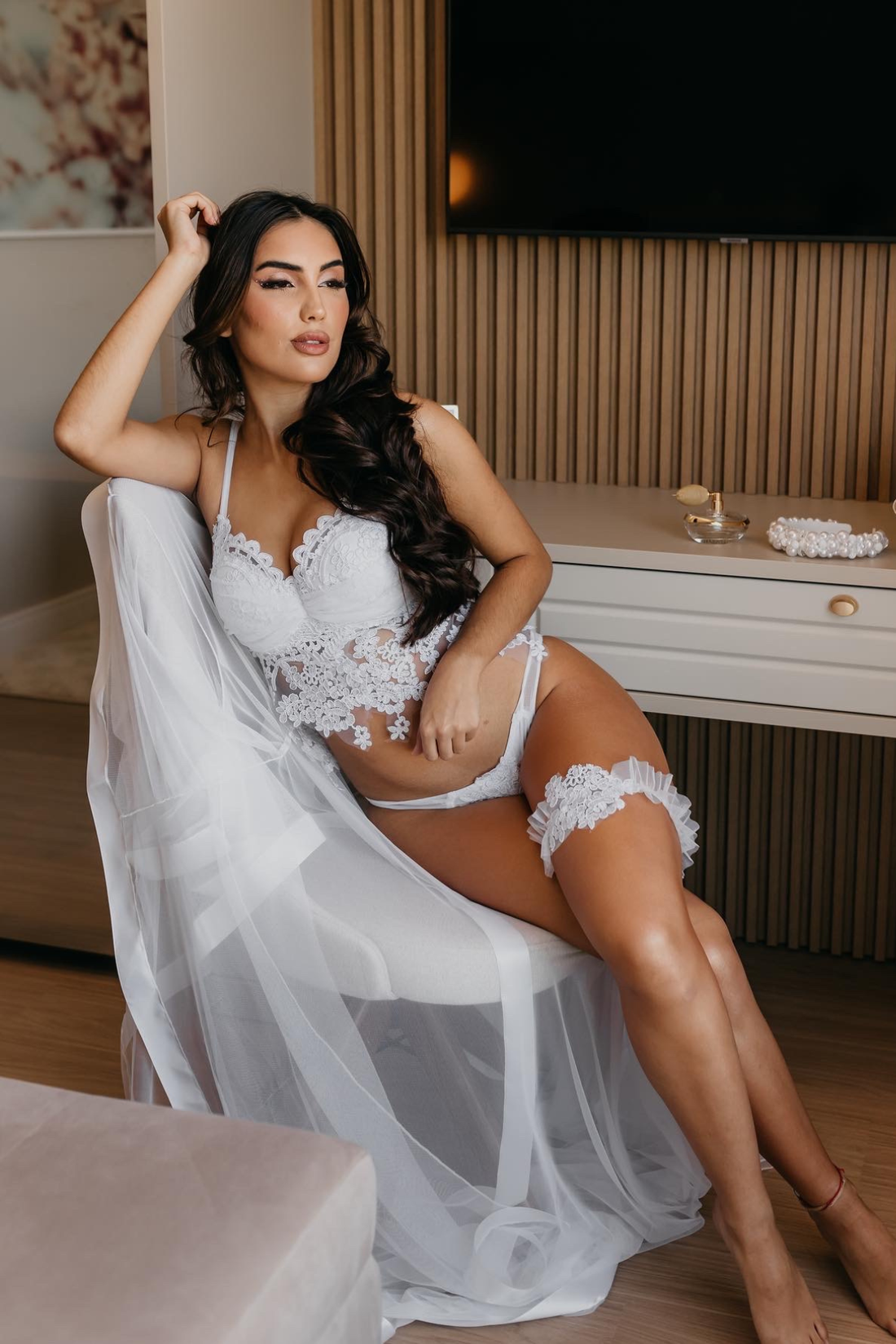 Liga de Noiva Exclusiva Detalhe de Luxo e Delicadeza para o Grande Dia