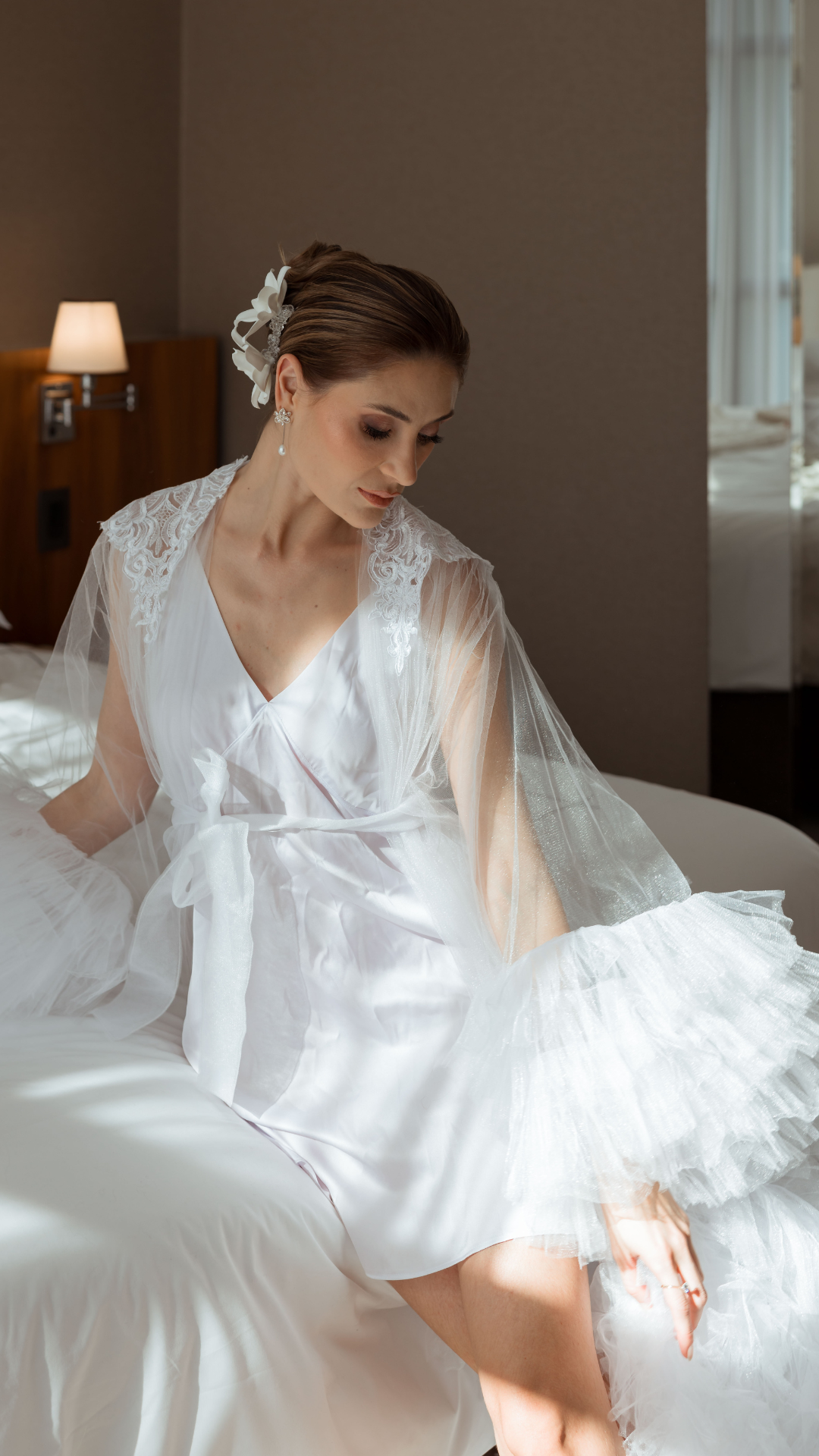 Robe Luana Todo de Tule Fashionista com Camisola