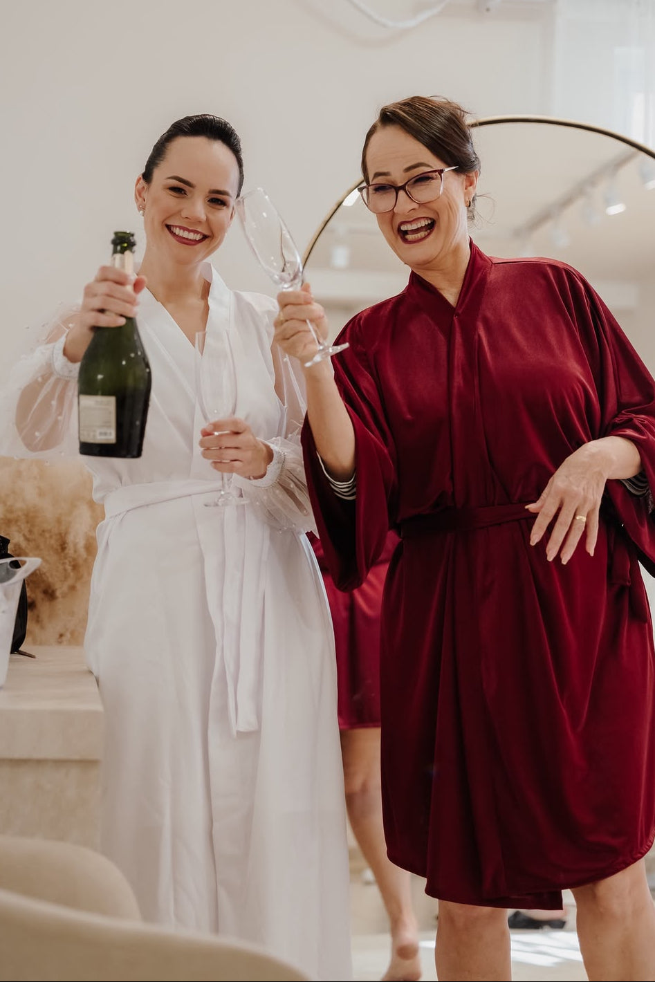 Robe Mayara com Tule Bordado em Pérolas