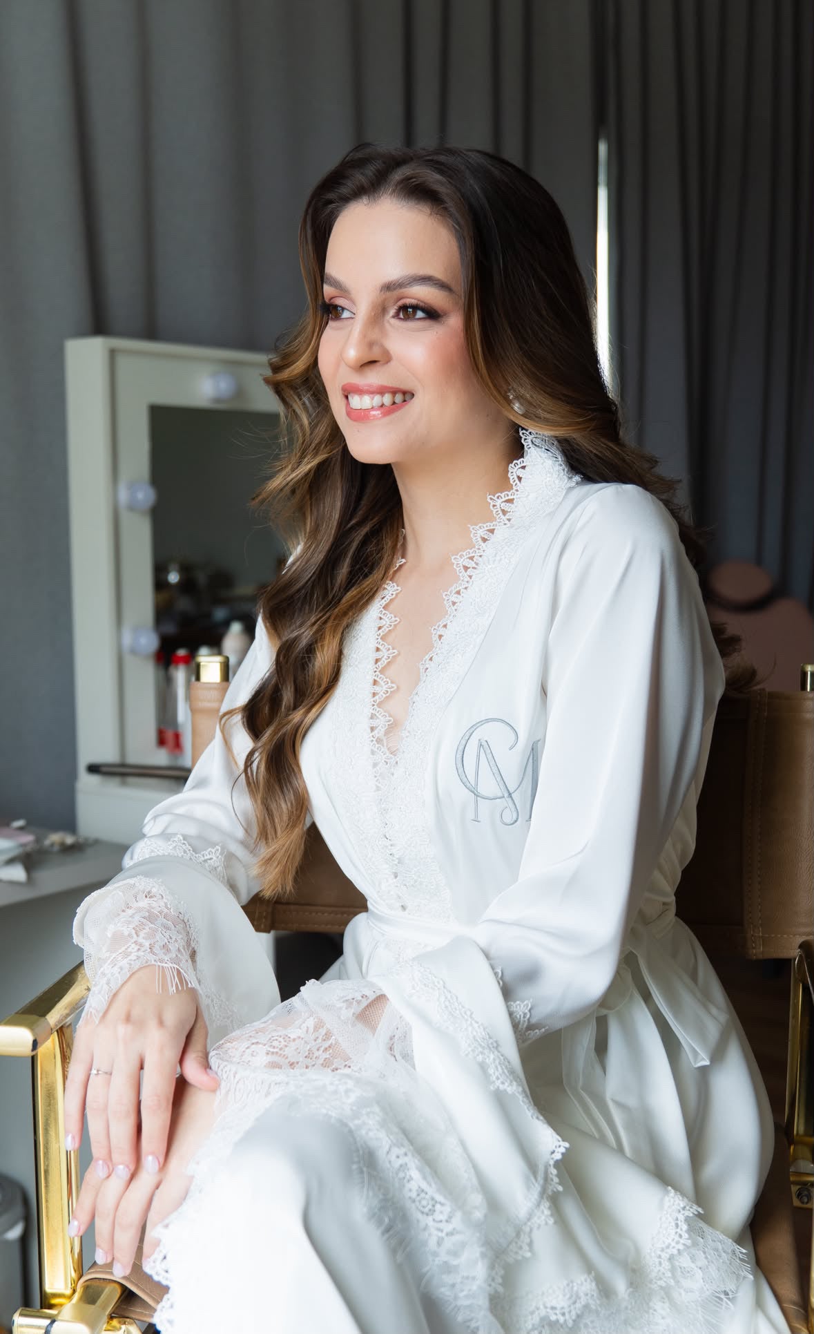Robe Longo Elza Imperial para Noivas de Luxo