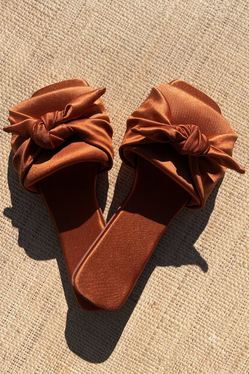 Rasteirinha Luxo Chinelinho Terracota