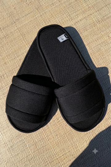 Pantufa Chinelinho Merida Preta Madrinha Prática de Lavar