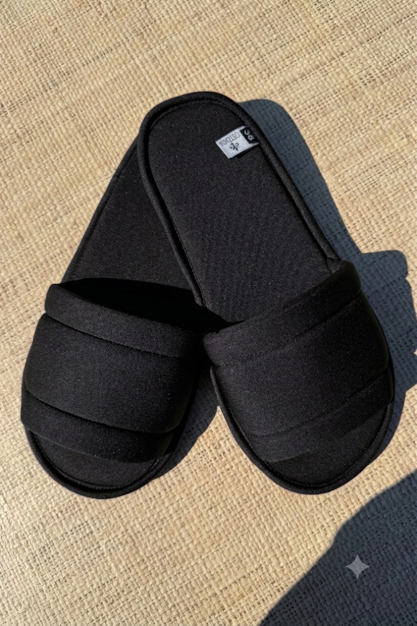 Pantufa Chinelinho Merida Preta Madrinha Prática de Lavar