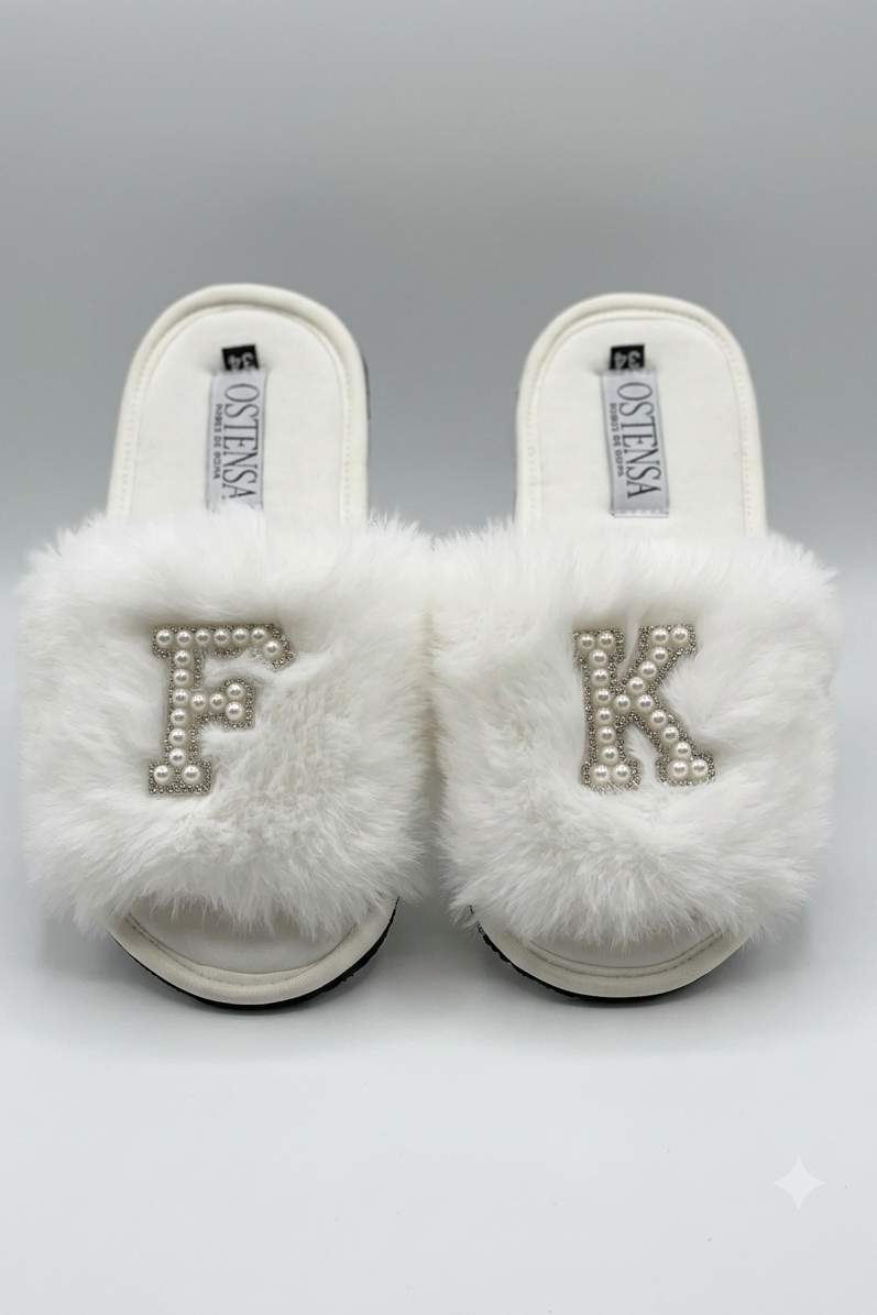 Pantufa Fabi Chinelinho Noiva de Pelúcia
