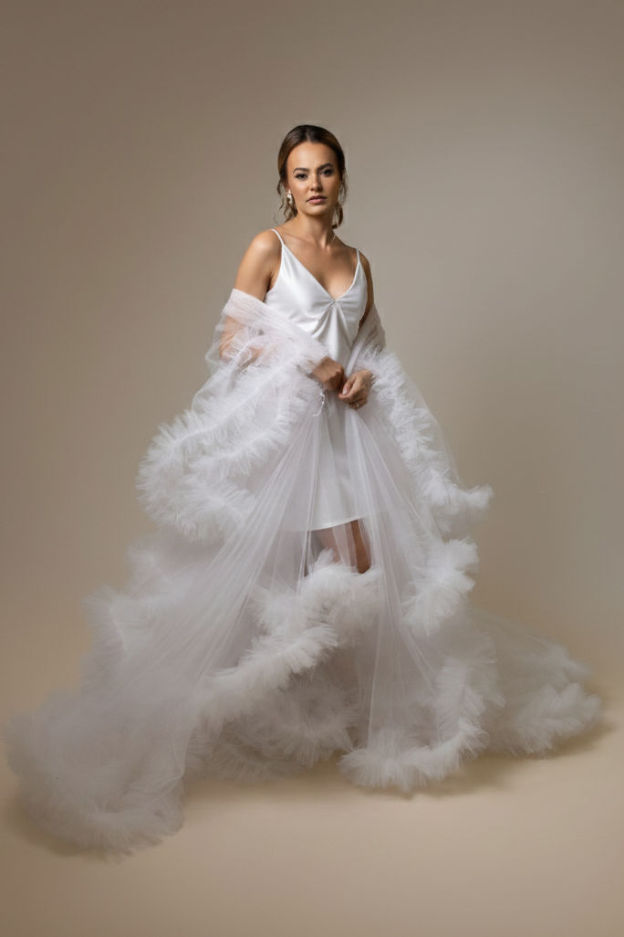 Robe Fabi Tule Paris com Camisola, Noivas Autenticas