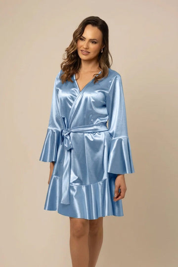 Robe Brisa Luxo Azul Claro NÃO Amarrota