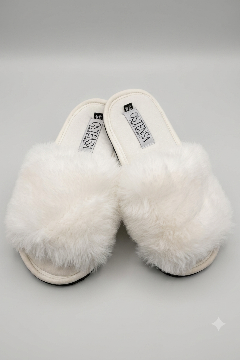 Pantufa Fabi Chinelinho Noiva de Pelúcia