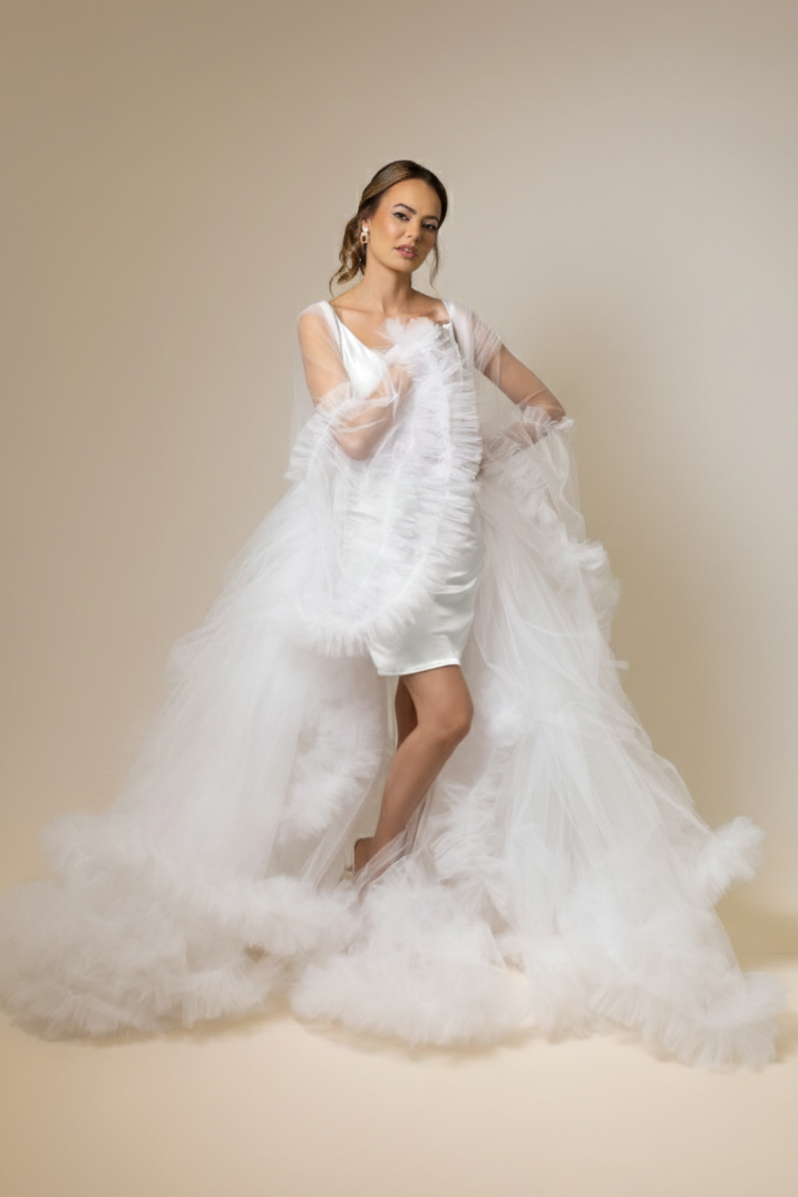 Robe Fabi Tule Paris com Camisola, Noivas Autenticas