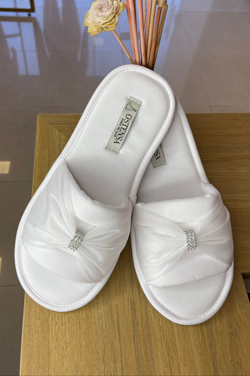 Pantufa Pérola de Noiva Lavável Chinelinho e Confortável