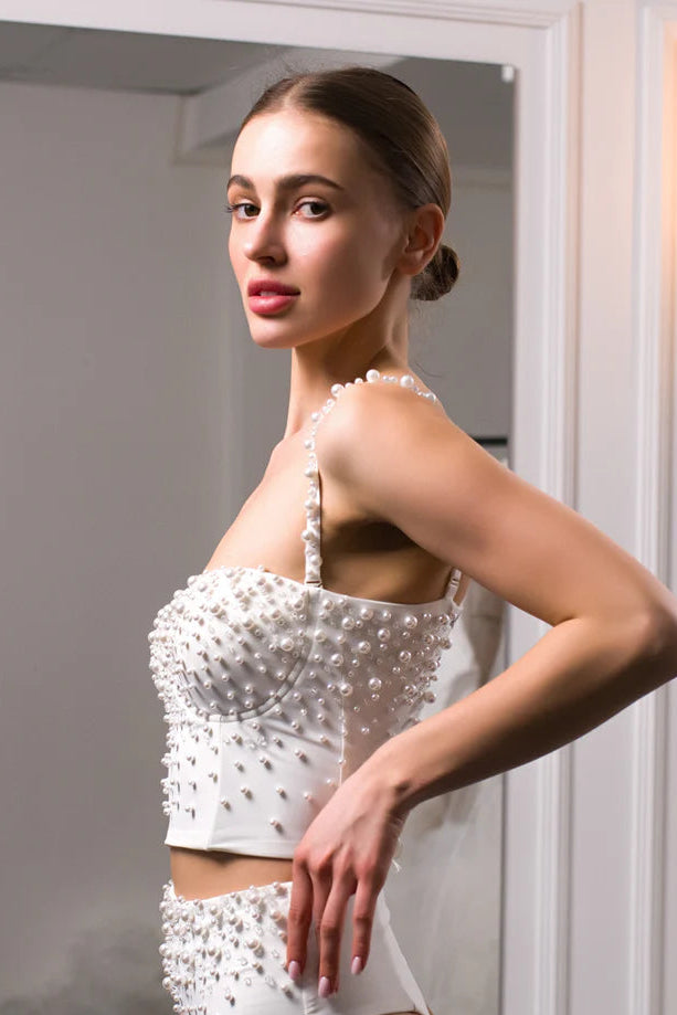 Langerie de Perola para Robe Ensaio Boudoir