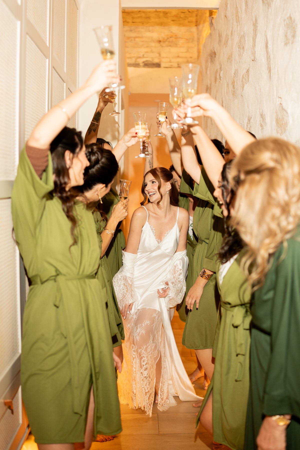 Robe Safira Longo com Renda Romantico
