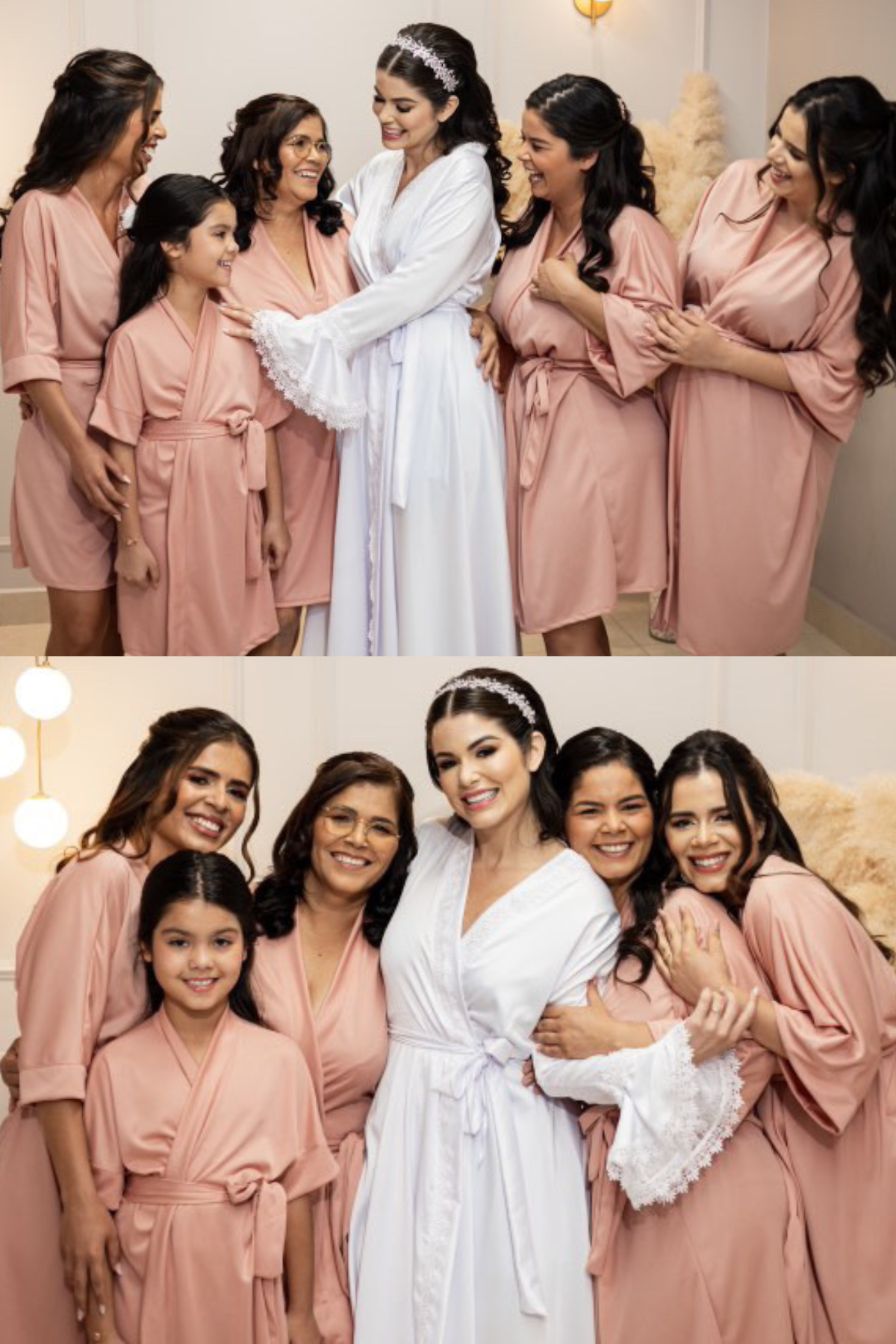 Robe Rose Merida Madrinha Mãe da Noiva e Daminha NÃO amarrota
