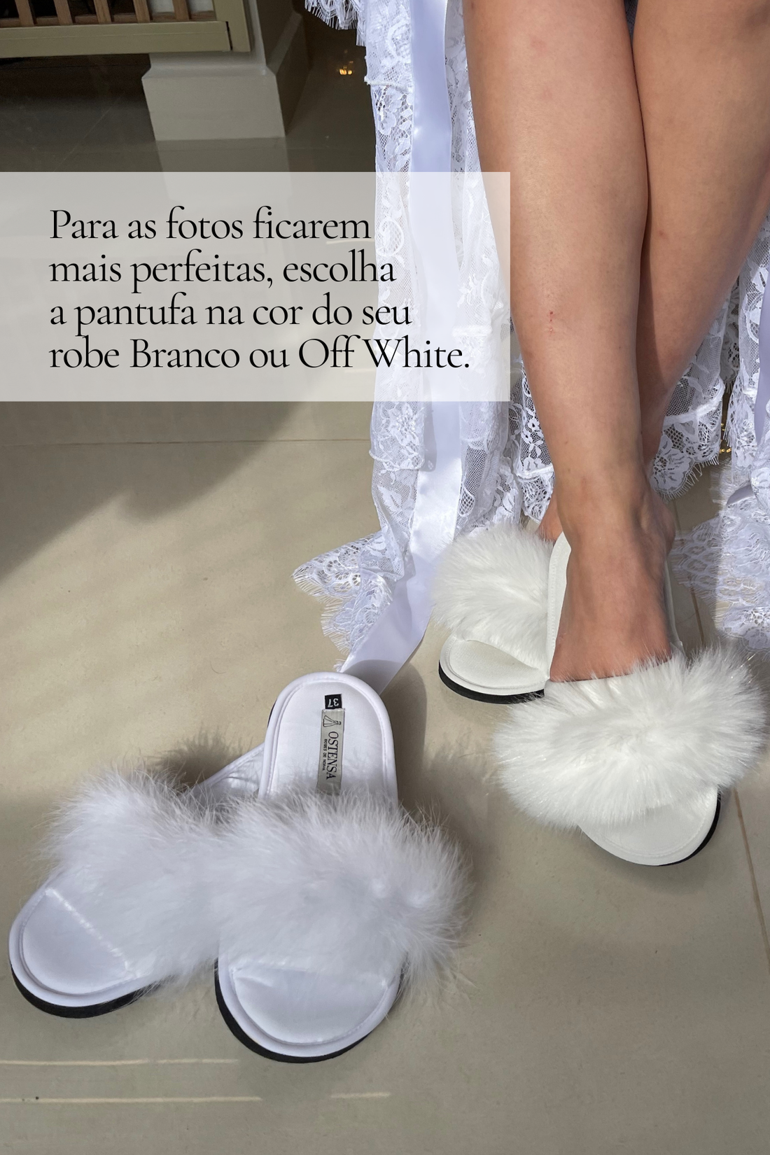 Pantufa Chinelinho Pompom com Velcro Prática de Lavar