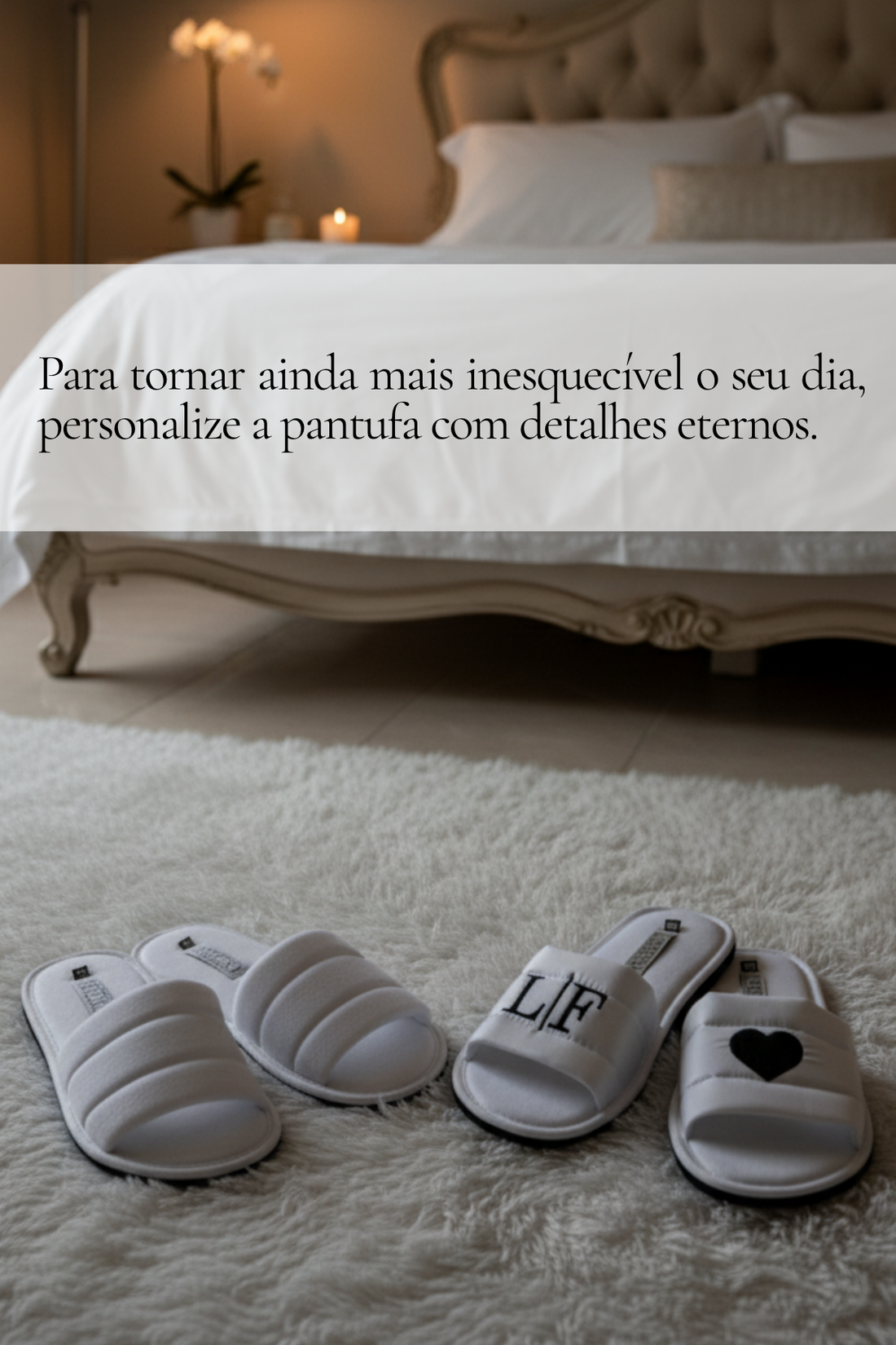 Pantufa Chinelinho Bia Noiva Prática de Lavar