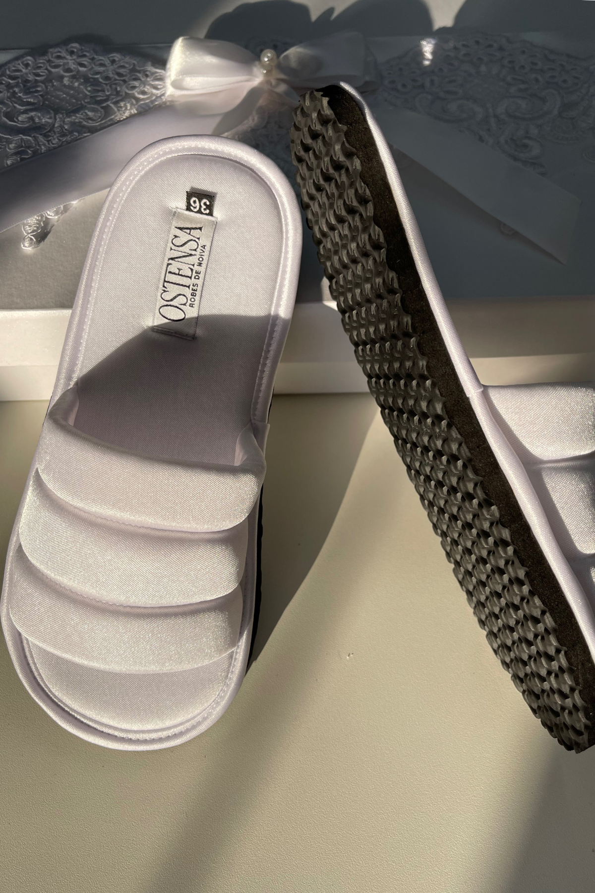 Pantufa Chinelinho Bia Noiva Prática de Lavar
