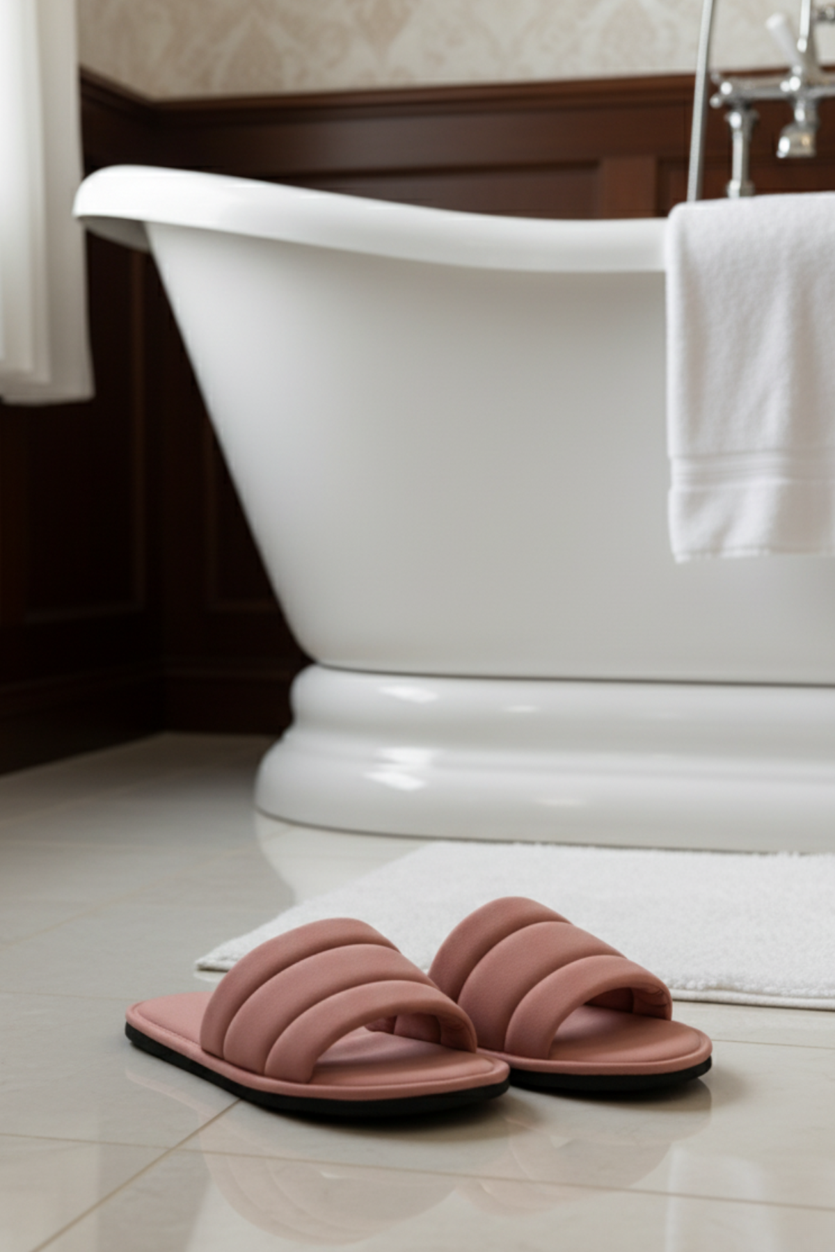 Pantufa Chinelinho Merida Rosê Madrinha Prática de Lavar