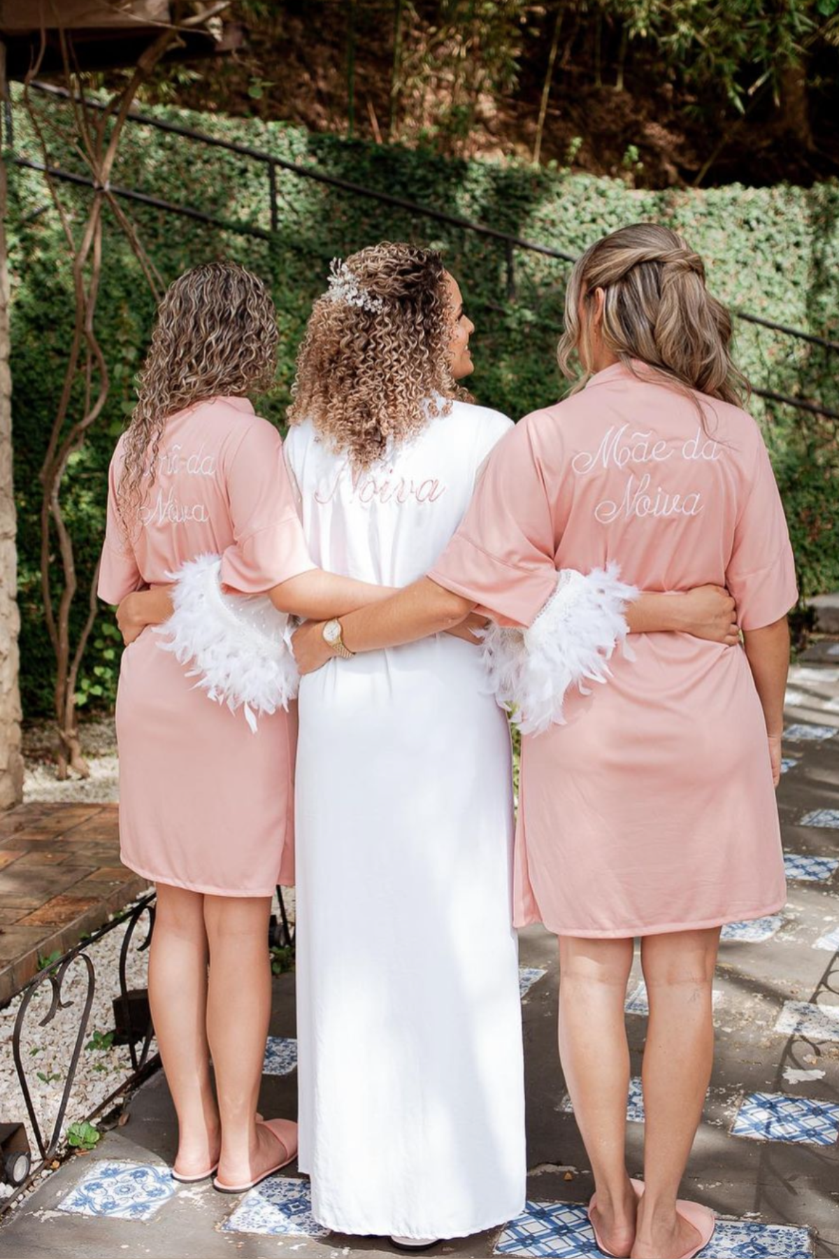 Robe Rose Merida Madrinha Mãe da Noiva e Daminha NÃO amarrota