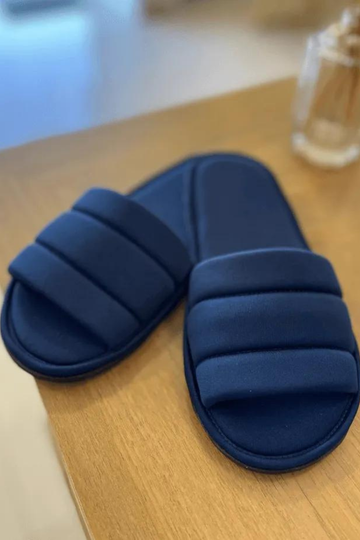 Pantufa Chinelinho Merida Azul Marinho Madrinha Prática de Lavar