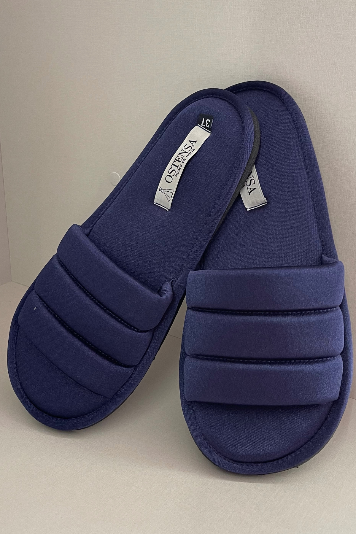 Pantufa Chinelinho Merida Azul Marinho Madrinha Prática de Lavar