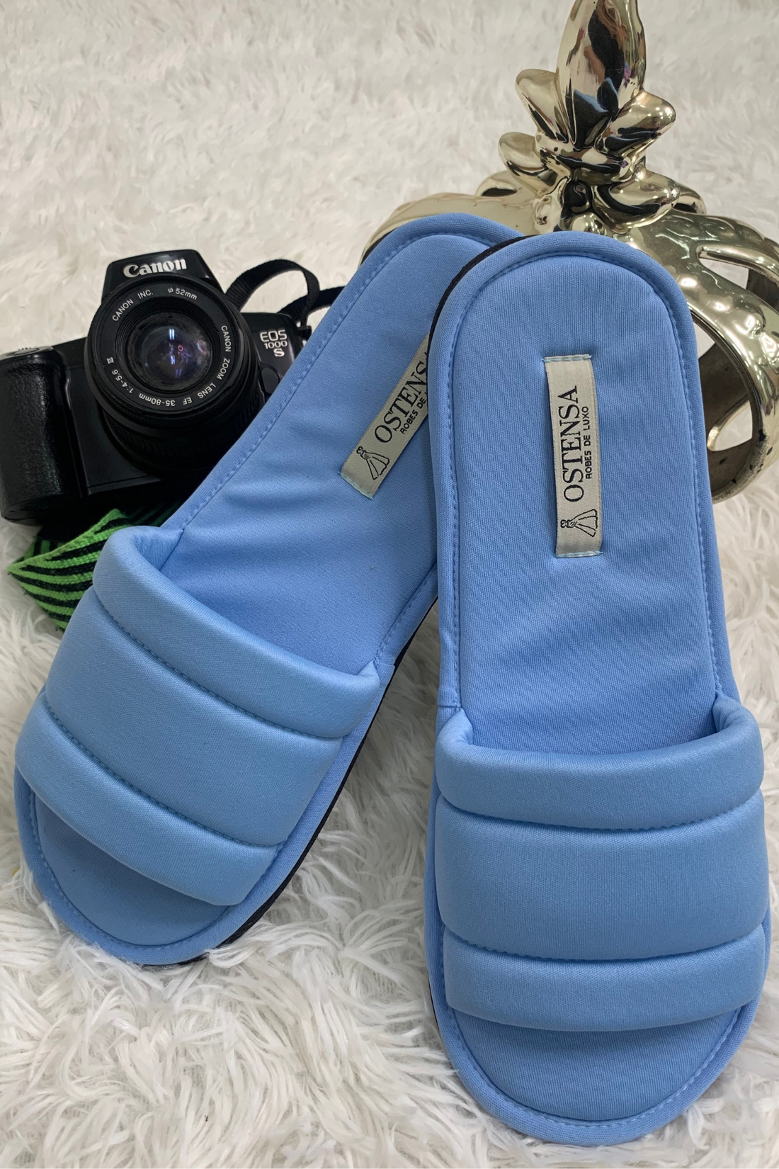 Pantufa Chinelinho Merida Azul Serenity Madrinha Prática de Lavar