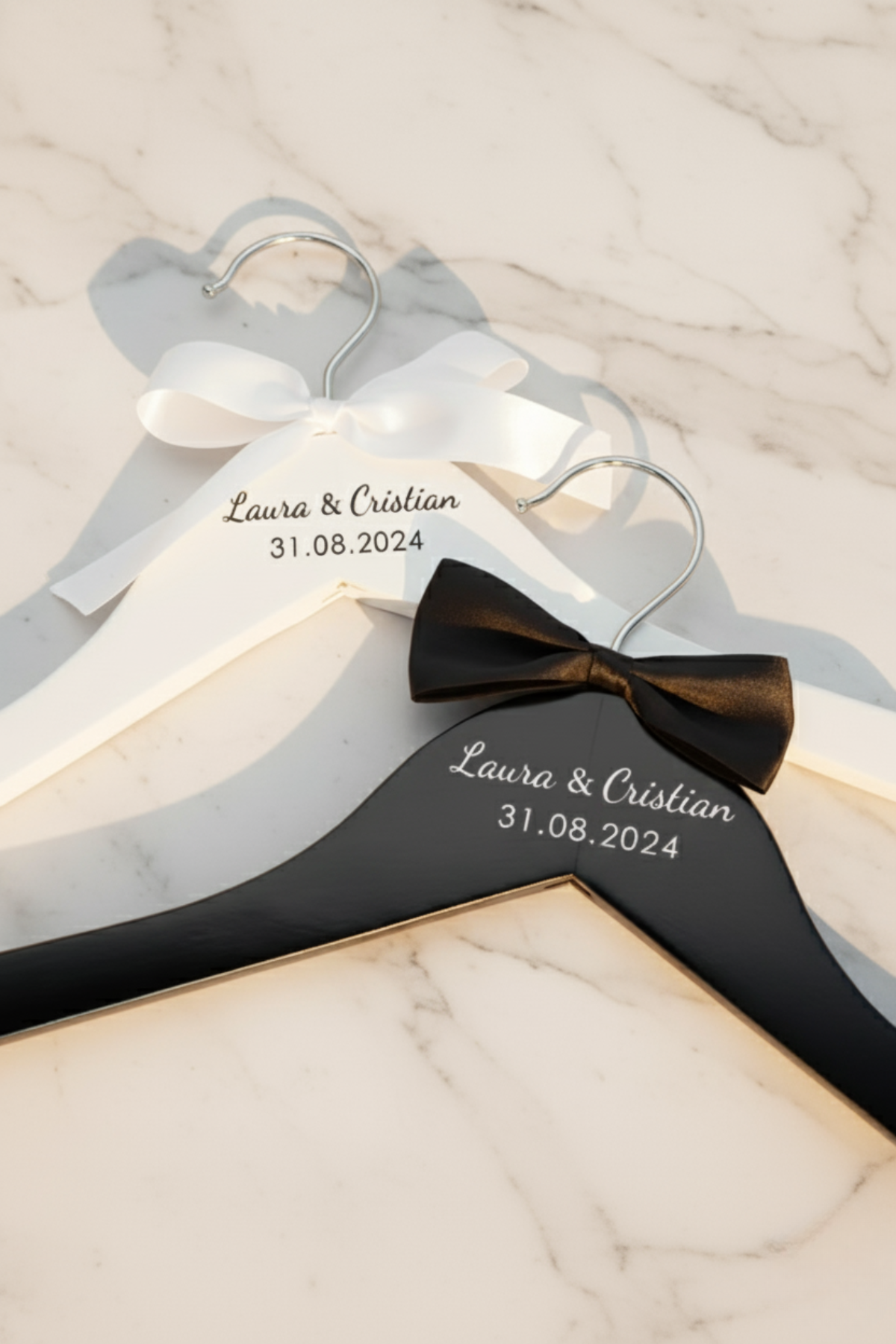 Cabide Personalizado Casamento para Making Off Cabide Noiva e Noivo