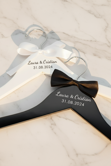 Cabide Personalizado Casamento para Making Off Cabide Noiva e Noivo