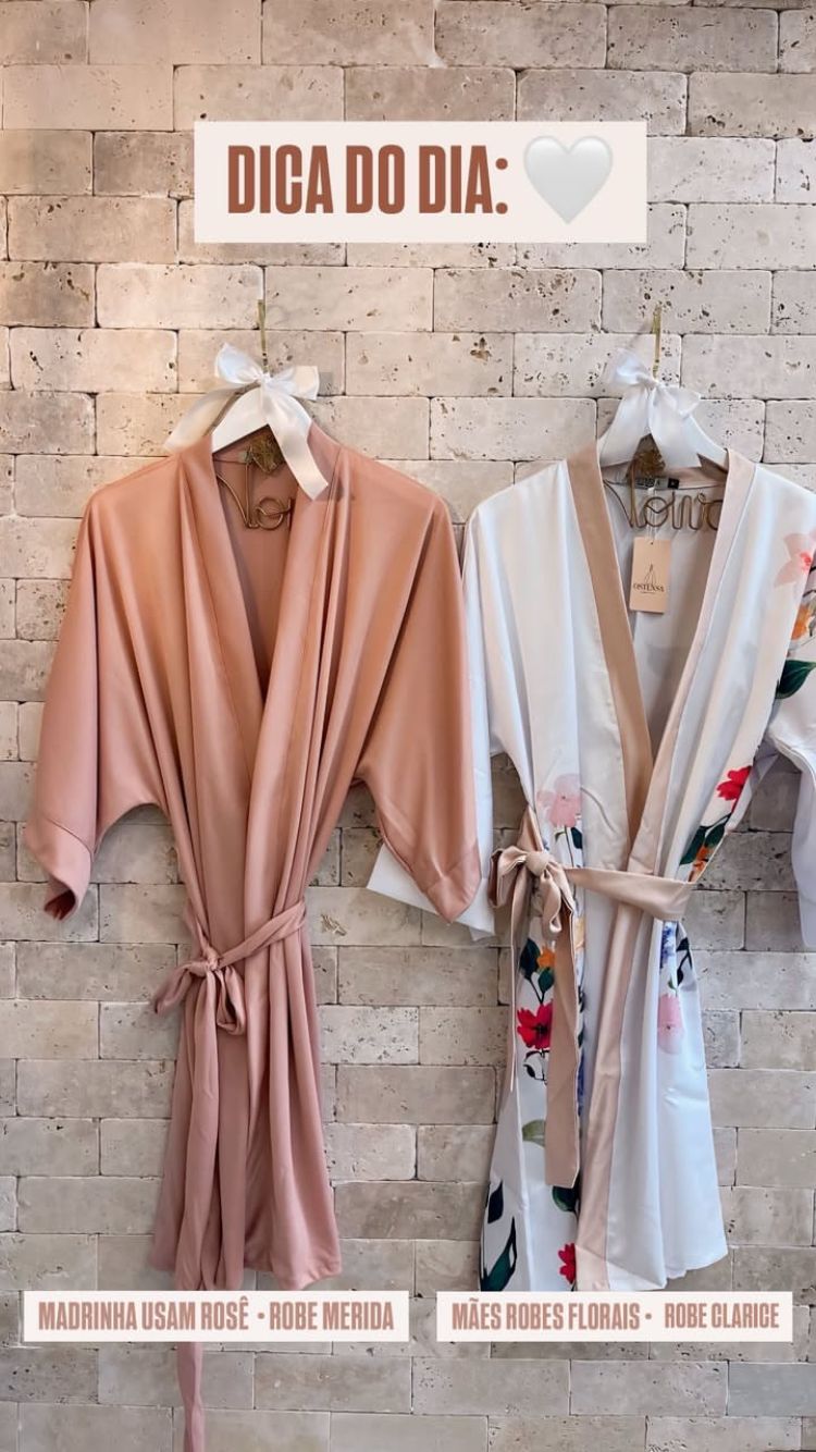Robe Clarisse para Madrinha e Mãe da Noiva