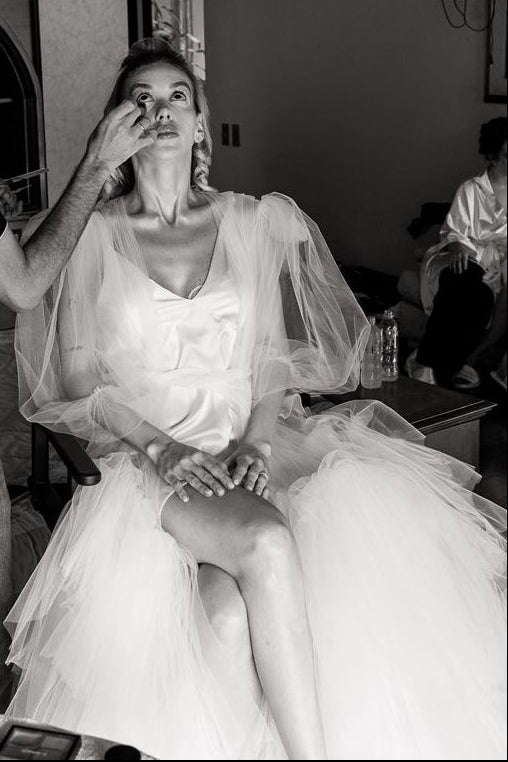 Robe Amanda de Tule Paris com Camisola para Noivas Romanticas