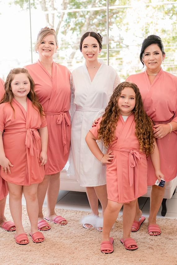 Robe Rosa Canela Merida Para Madrinha ou Mãe da Noiva Rosê Chá