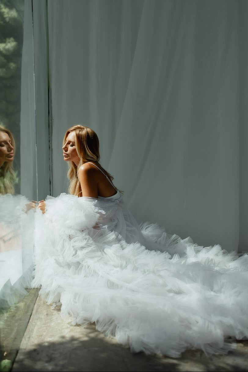Robe Luana Todo de Tule Fashionista com Camisola