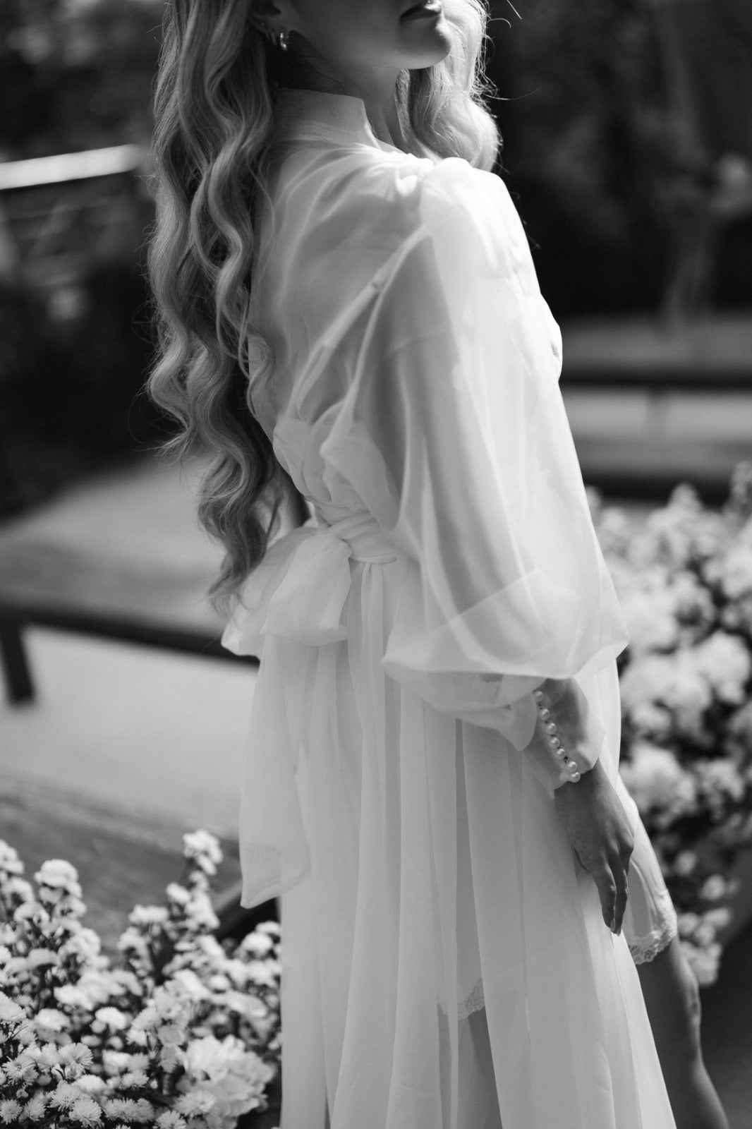Robe Penelope para Noivas de Luxo com Camisola