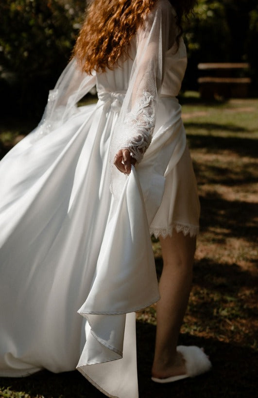 Robe Muller Bordado de Miçangas Sofisticado