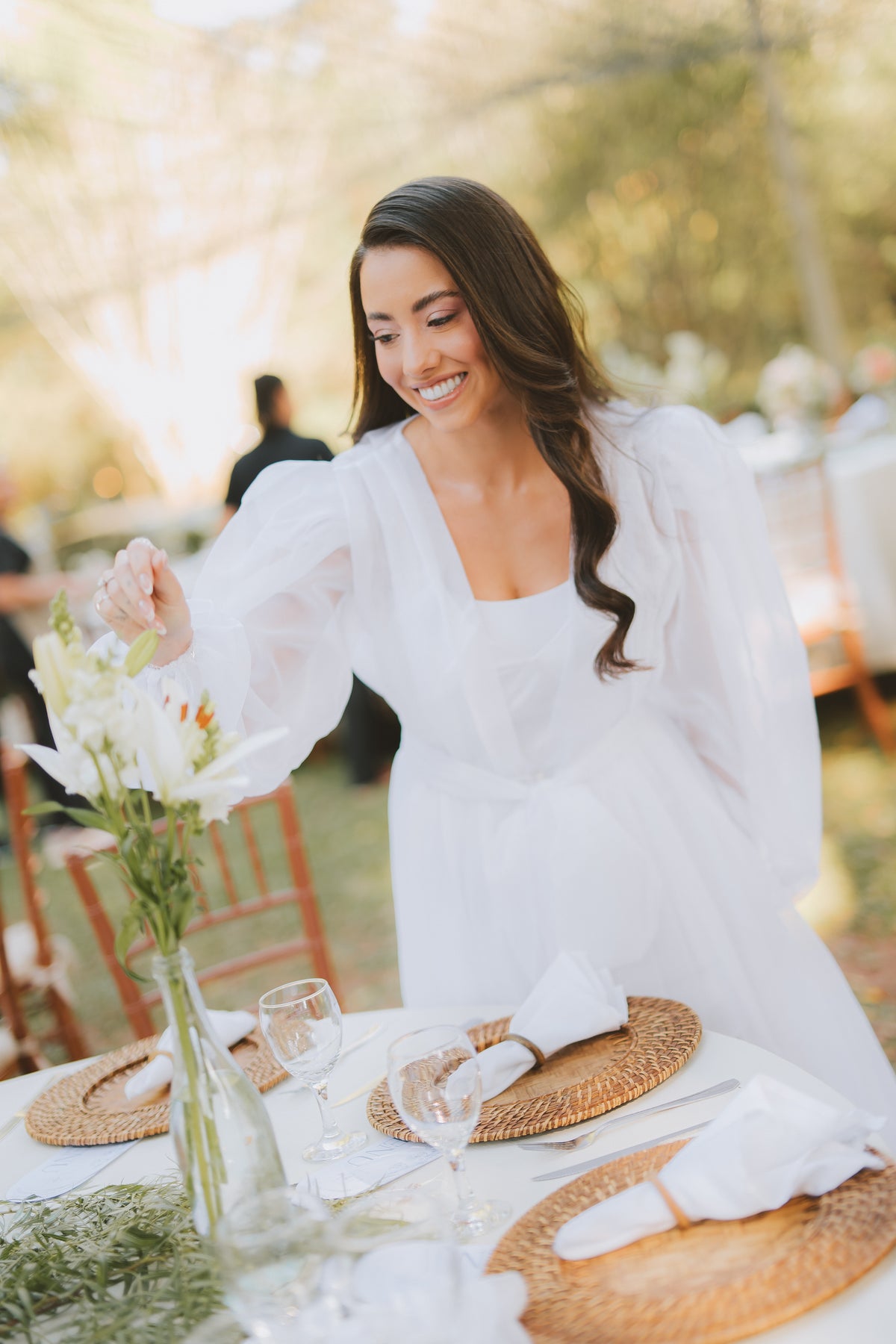 Robe Penelope de Voal Luxo com Camisola