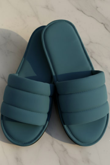 Pantufa Chinelinho Merida Azul Marinho Madrinha Prática de Lavar