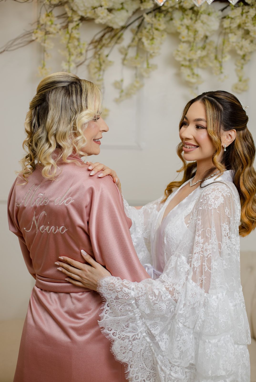 Robe Ceti Rose Para Madrinhas e Mãe da Noiva NÃO Amarrota