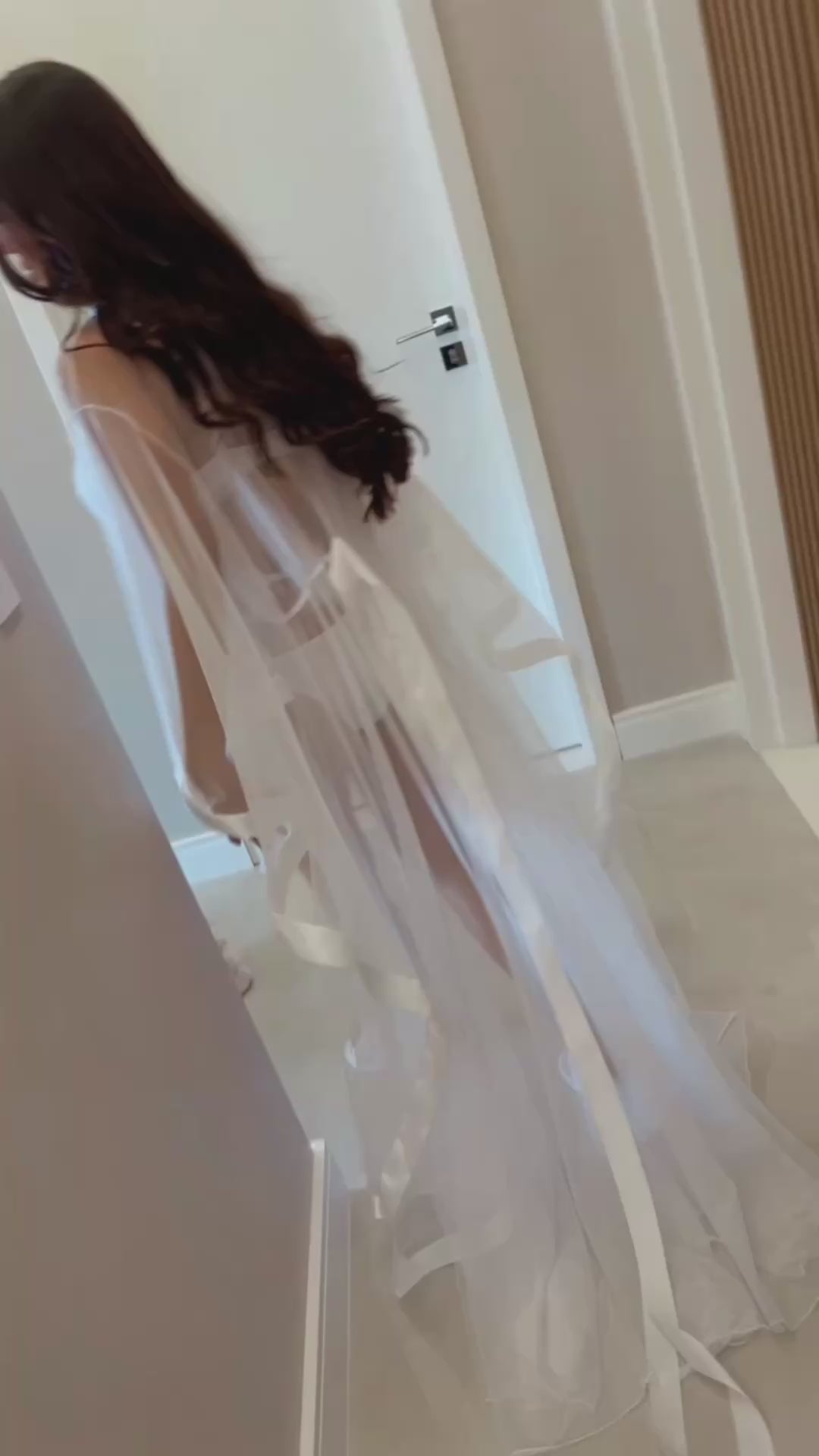 Robe Paris de Tule para Usar com Lingerie