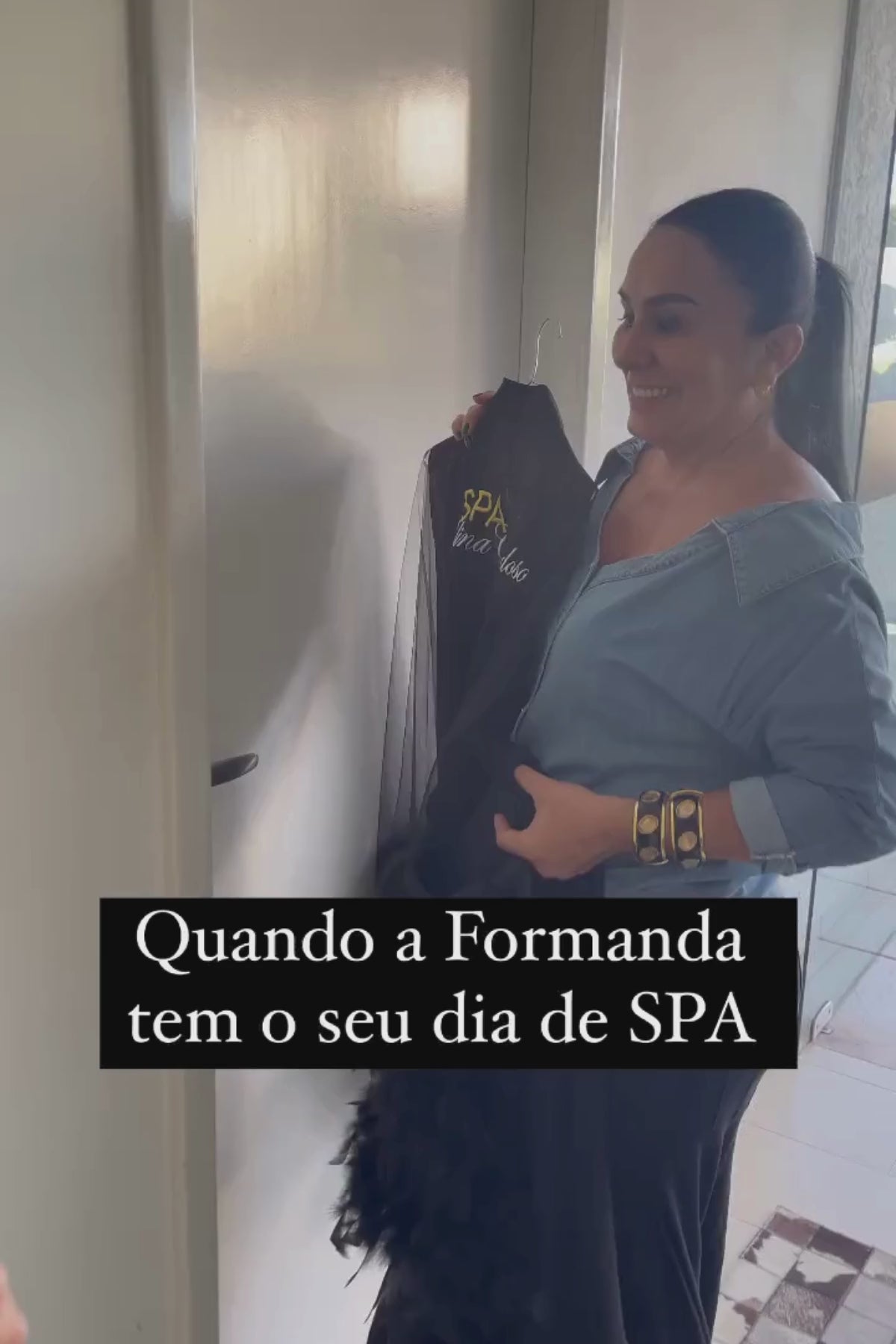 Robe Merida Preto Black para Madrinha ou Mãe da Noiva Casamento