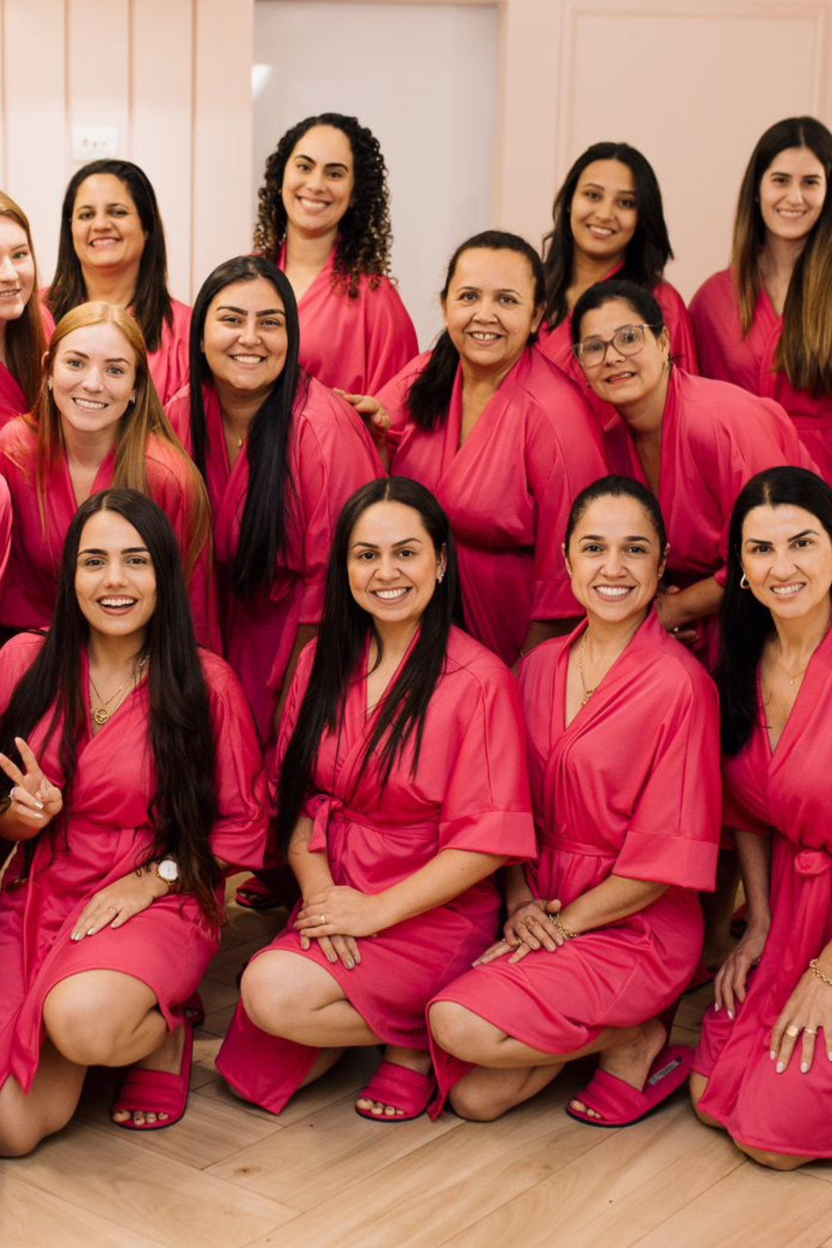 Robe Rosa Pink Merida Para Madrinhas e Mães de Noiva