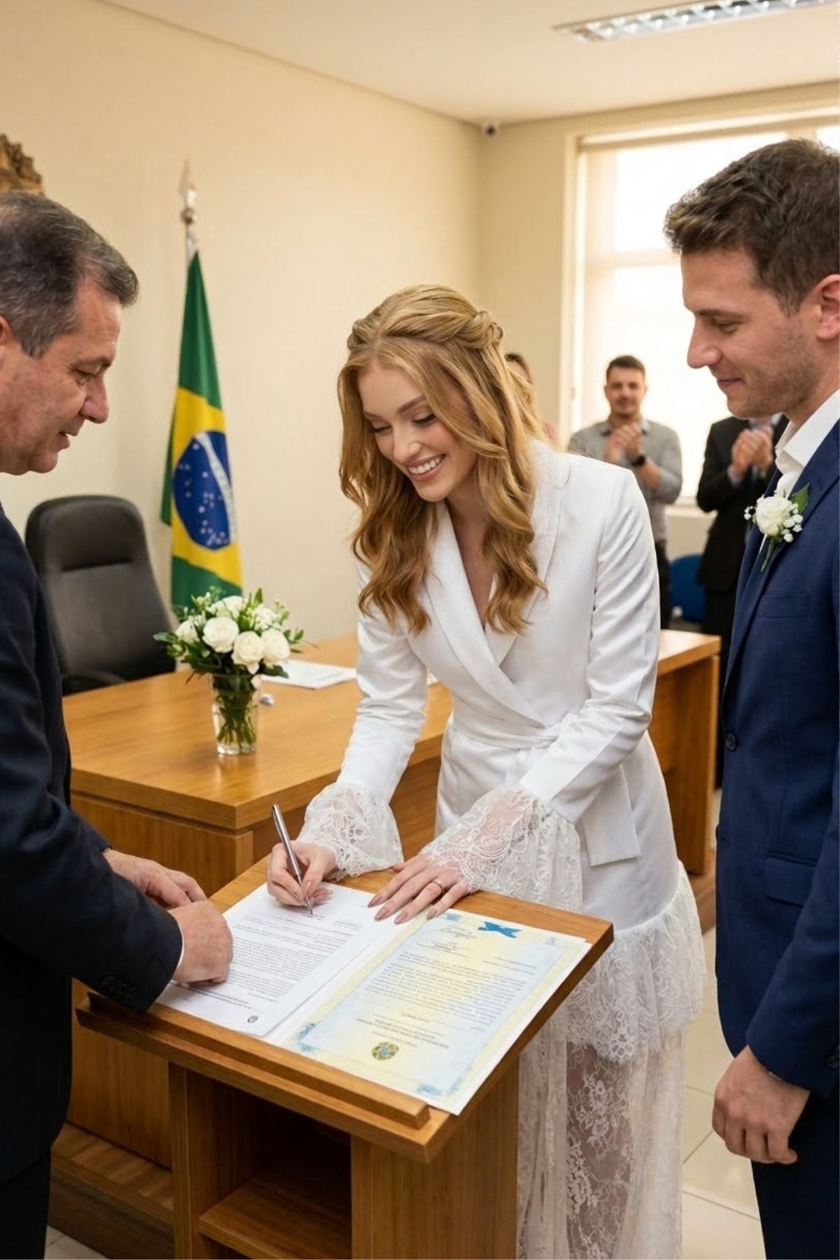 Robe Blazer de Alfaiataria da Até para Casar no Civil