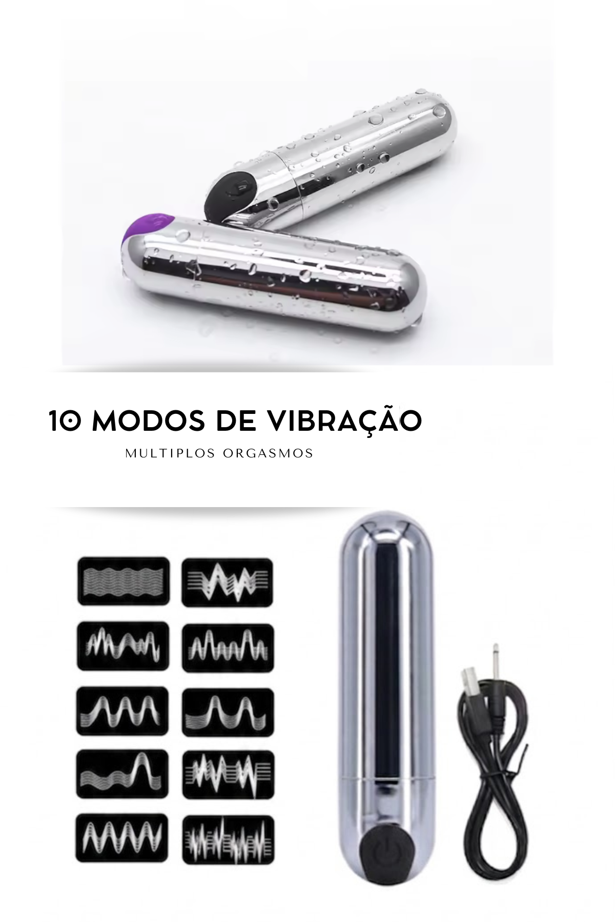 Mini Vibrador Bullet Ponto G
